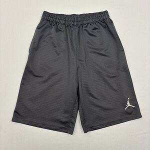 Nike Air Jordan Shorts Boys Medium 10/12 Jumpman Logo Gym Basketball Gray
